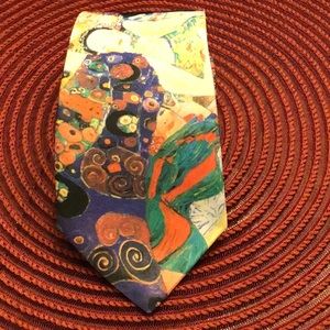 Laurent Monteil necktie Paris its very colorful 💜nice unusual designs